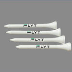 White FLYT Golf Tees (Pack of 100)